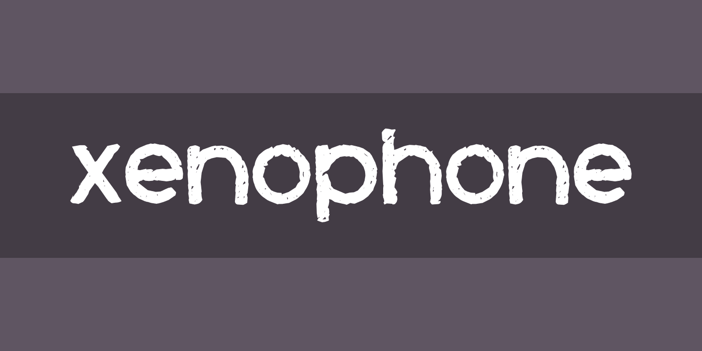 Example font Xenophone #1